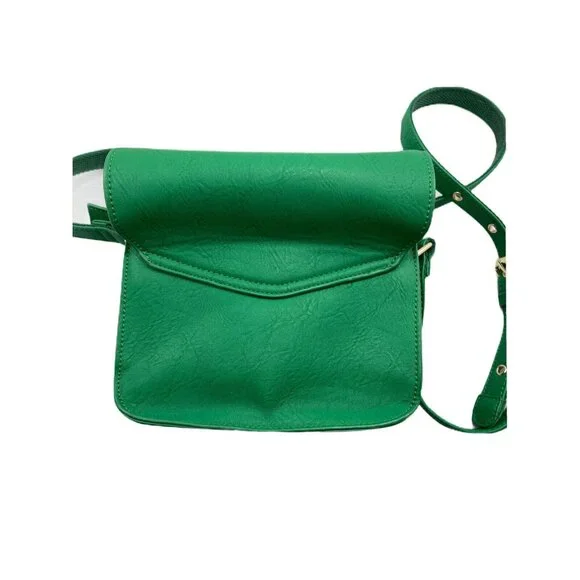 Charming Charlie Green Purse Handbag Shoulder Crossbody Satchel Bag - Picture 7 of 12